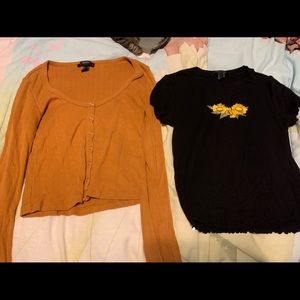 Forever 21 tops, worn a few times